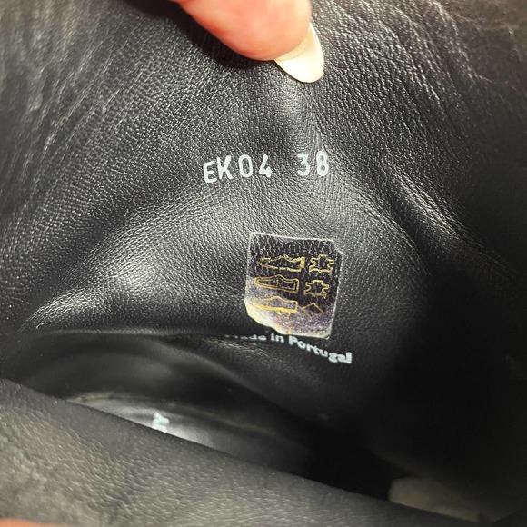 Pierre Hardy Suede Leather Tie Back Block Heel Platform Ankle Boots 8 - Picture 10 of 16